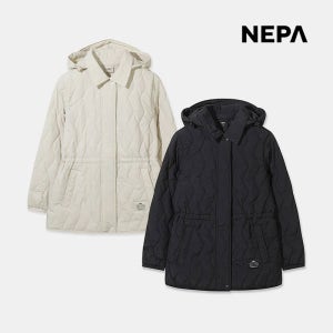 네파 여성 써모퍼프 미드 패딩 자켓 허리스트링 데일리 점퍼 7M20961