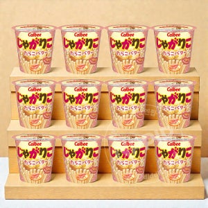 가루비 자가리코 쟈가리코 명란버터맛 일본 간식 52g, 12개