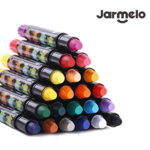 리틀호안미로 베이비루 실크 크레용 아기 유아 워셔블 파스텔 24색, 1개