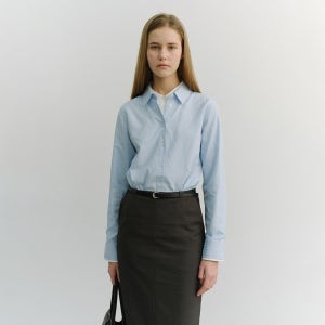 [던스트] 2-WAY ESSENTIAL STRIPED SHIRT SOFT BLUE STRIPE_UDSH6A202B1