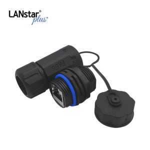 랜스타 CAT.6 STP 방수 랜 커플러