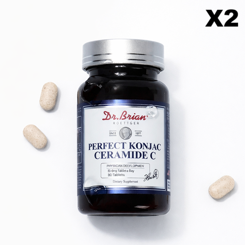 닥터브라이언 퍼펙트 곤약 세라마이드 C 900mg 먹는 글루코실 30정, 2개