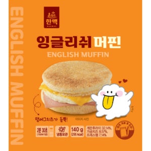 한맥 잉글리쉬 머핀 햄에그치즈 햄버거 140g