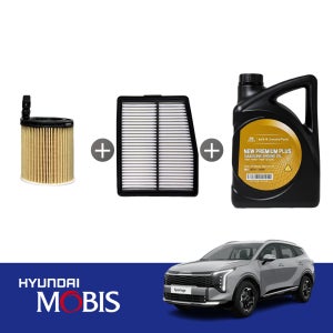 [현대모비스] 더뉴 스포티지 NQ5 1.6 하이브리드 순정 엔진오일 세트 00481 4L