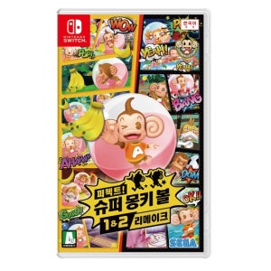 닌텐도 스위치 퍼펙트 슈퍼 몽키 볼 1&2 리메이크 한글 게임 칩 팩