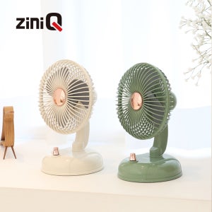 책상 탁상용 미니 선풍기 자동 회전형 감성바람 사무실 엔틱 미니무선 BLTC모터 캠핑 캠핑용 FN-800M