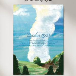 성경말씀 아트포스터 구름기둥 A2 A3