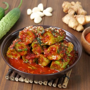 밀밭명가(밀밭칼국수) 당일생산 아삭한 수제 오이김치