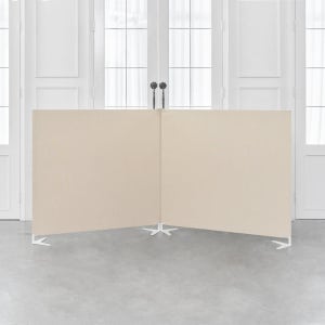 이브 스탠드형 가림막 공간분리 파티션 (2단, 2colors)