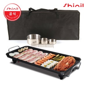 신일 전기그릴 와이드 대형 그릴팬 후라이팬 고기불판 고기굽는기계