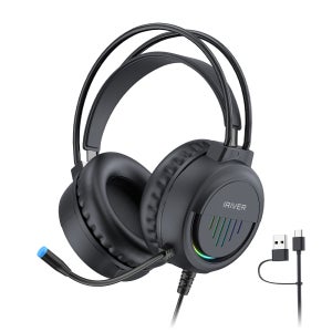 아이리버 유선 헤드셋 C타입 USB 초경량 어학용 인강용 교육용 게이밍