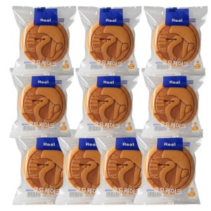 천원빵 탕비실간식 리얼우유케이크 학교간식 수련회간식 대용량빵 90g, 1개입, 10개