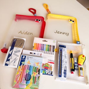 스테들러 문구세트 커스텀 지퍼형 파일첩 어린이집 유치원 졸업 입학 선물