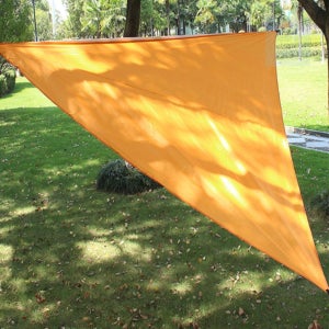 판다제이미 삼각 캠핑용 타프 3m 오렌지 캠핑타프 캠핑그늘막 차박용품