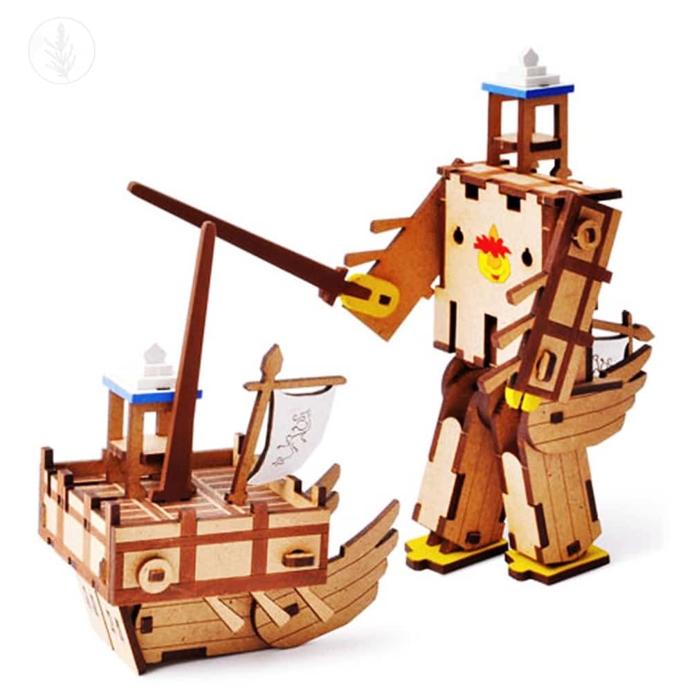 집콕놀이 모형완구 <b>쉬프</b>만들기 배모형 변신로봇 아기 판옥선