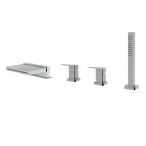 TREEMME 트리미 ART 6578 + 8B69 CC 크롬 4홀 데크욕조수전 택배