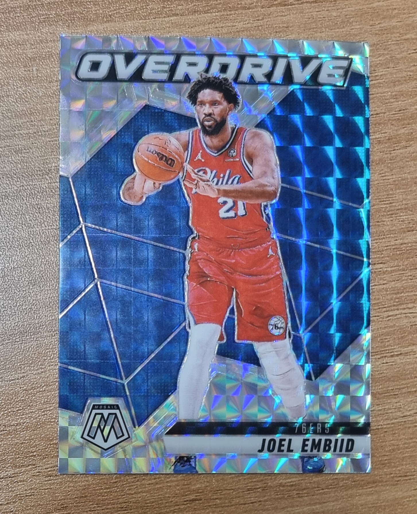 조엘 엠비드 2024-25 Panini Mosaic Joel Embiid Overdrive No-8 NBA카드