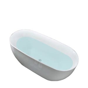 리빙하입 프리미엄 욕조 독립 아크릴 1.2m 흰색 독립 욕조 1m