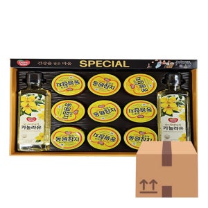 동원 스페셜47호 선물세트 x 5개(1박스) 참치 식용유 카놀라유 명절 쇼핑백 설 선물