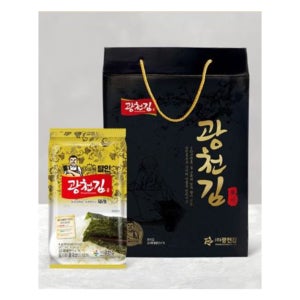 광천김 설 선물세트 재래김 도시락김 27봉 명절 설날 추 직원 대량 선물