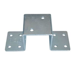 하이클립 25스틸A형 25X25mm 사각파이프 조인트 파이프 연결 부속 브라켓 건축용 구조물 DIY