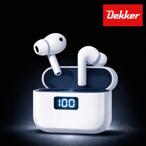 [브리츠]DK-E300 블루투스 이어폰 무선이어폰 노이즈캔슬링 데커 블랙