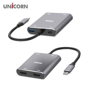 C USB to HDMI 듀얼 트리플모니터 컨버터 PD충전