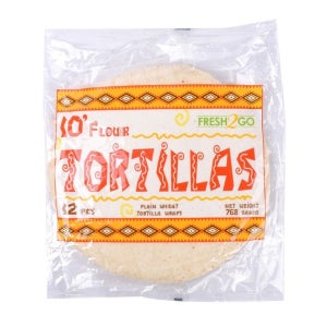 밀 또띠아 냉동 타코 브리또 퀘사디아 만들기 재료 10인치 12입 768g