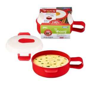 렌지 타임 코멕스172 340ml 에그 전자 레인지 계란찜기 용기 조리