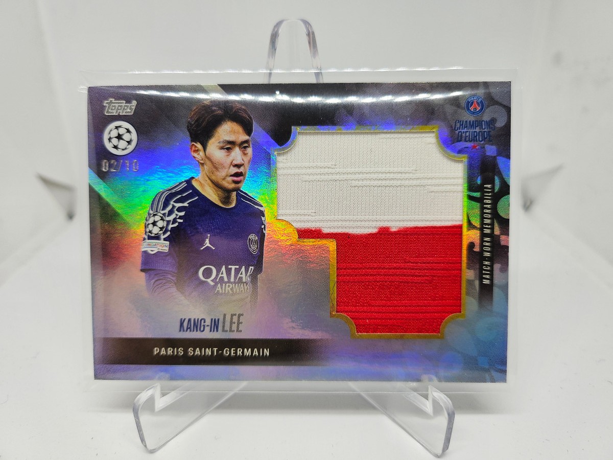 이강인카드 /10 한정판 인서트 2025 Topps CD Patch Relic 패치 축구카드