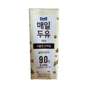 매일두유 99.9 플레인 190ml 48팩