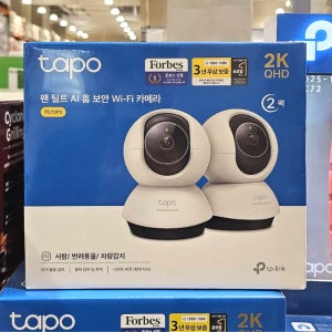 코스트코 타포 팬 틸트 AI 홈 보안 WIFI 카메라 TC72 x 2개 CCTV 구매대행