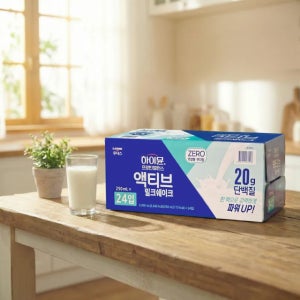코스트코 하이뮨 프로틴밸런스 액티브 밀크쉐이크 250ml x 24팩 무설탕 무지방