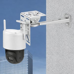 CCTV 폴 브라켓 거치대 돔 카메라 폴대 90도 직각