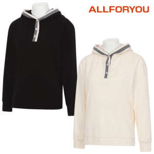 올포유 여성 후드 티셔츠 레터링 신축성 간절기 캐주얼 긴팔 부모님 선물 LTRM8131