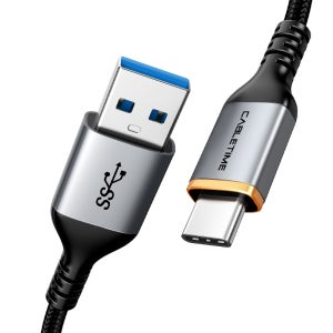 케이블타임 5Gbps C타입 USB3.0 C to A 케이블 CA40 1m, 1개