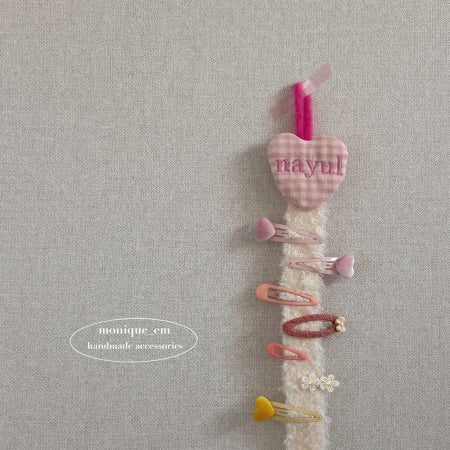 모니크엠 핸드메이드 헤어핀정리대 (약 55cm)