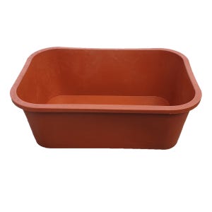 초대형 사각다라이 330리터 어항 수경재배 반신욕조 텃밭 화분 330리터, 레드