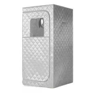 1인용 사우나 부스 홈사우나 사우나부스 찜질방 실버 사각형 세트