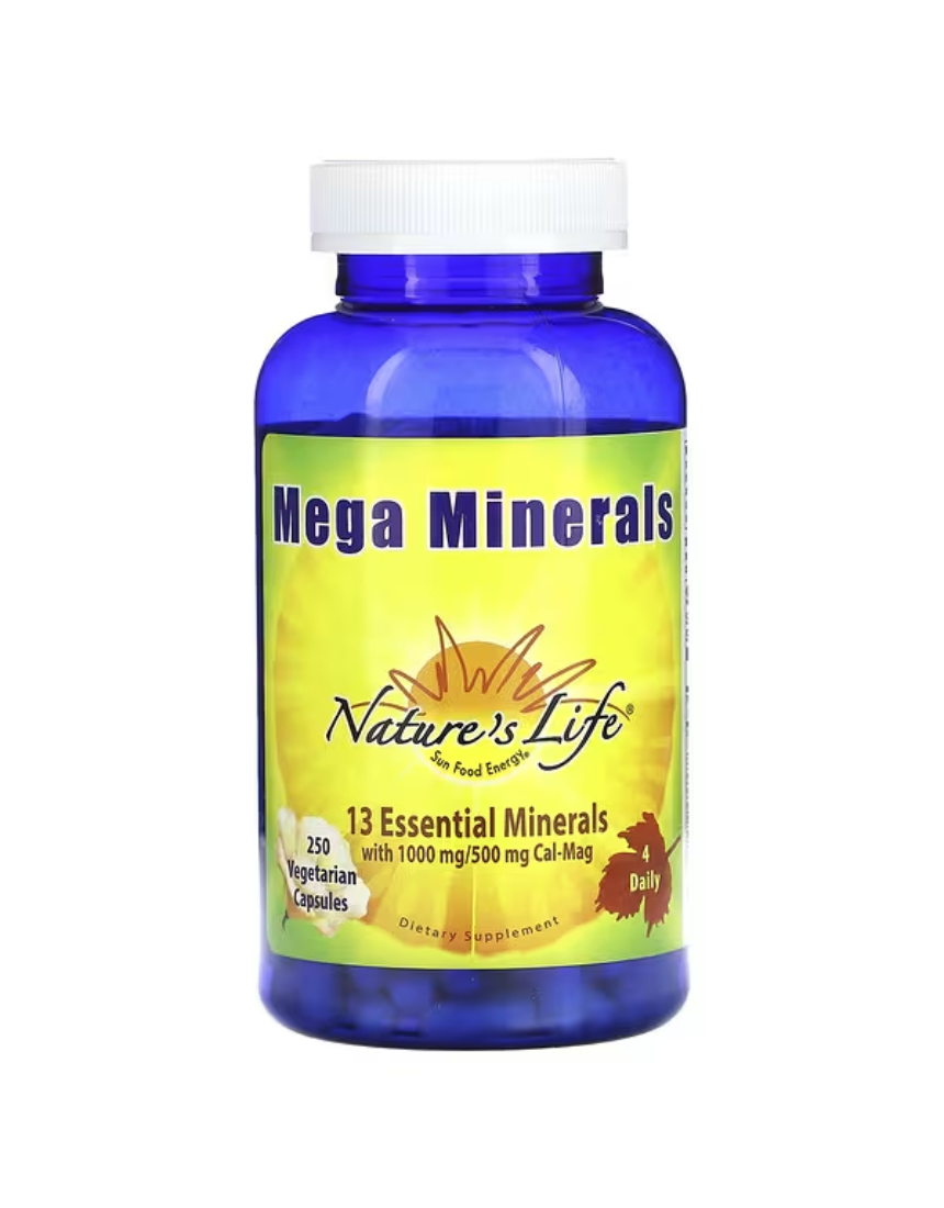 <b>네이처스 라이프</b> 메가 미네랄 250 야채캡슐