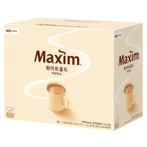 [동승12시발송] 맥심 화이트골드 커피믹스 400개입, 1개