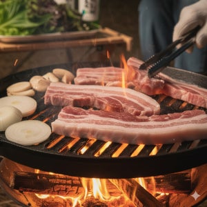 한돈 1등급 생삼겹살 목살 등갈비 500g 찜 구이용 (냉장/당일도축) 500g, 1개