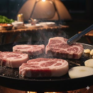 한돈 1등급 생삼겹살 목살 등갈비 500g 찜 구이용 (냉장/당일도축) 500g, 2개