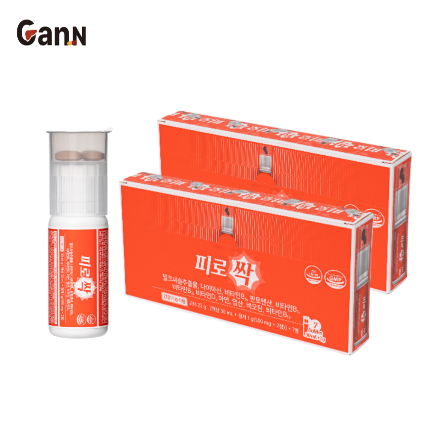 올인원종합비타민이뮨샷 마시는 액상 <b>피로회복</b>제 멀티비타민 <b>피로</b>싹 7개입