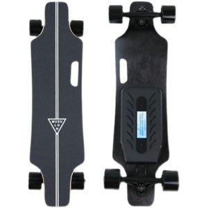 전동 제어 크루져 스케이트 보드 롤러 롱보드 전기 원격 묘기용 기구 블랙 8km