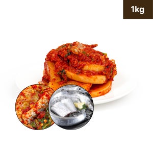 갈치석박지 국내산 100% 시원한 갈치 석박지 1kg