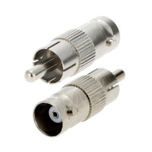 SJ0002 BNC(F) to RCA(M) 젠더 BNC를 RCA로 변환