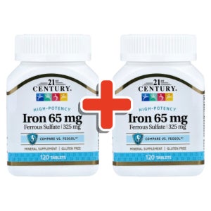 21센추리 철분 65mg 120정 Iron 2개 8개월분