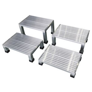 유앤세이프 알루미늄 발디딤대 안전 작업발판 받침대 국산 안전발판 1단, 1개