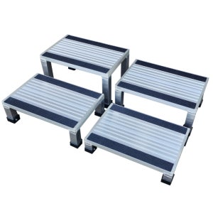 유앤세이프 알루미늄 발디딤대 안전 작업발판 받침대 국산 안전발판 1단, 1개